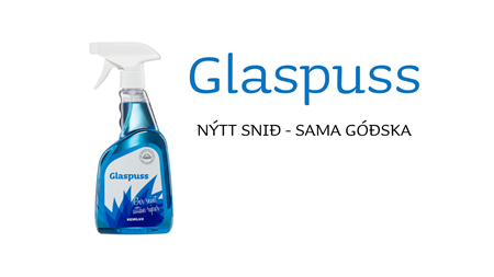 Glaspuss - nýtt snið